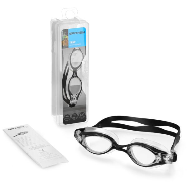 Zwarte zwembril Spokey TRIMP met anti-fog en UV-bescherming - SPOKEY TRIMP