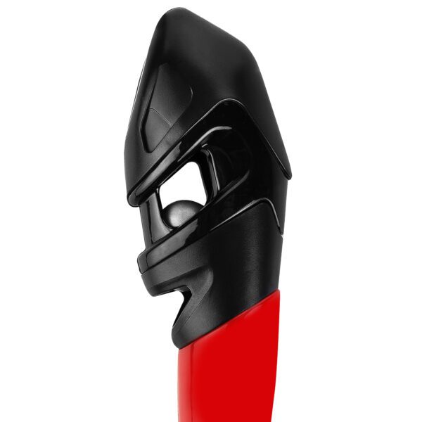 Droge snorkel rood Spokey BREM - veilig en comfortabel snorkelen