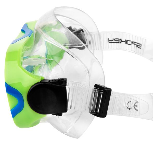 Junior duikmasker blauw Spokey ELI - perfect voor snorkelen en recreatief duiken