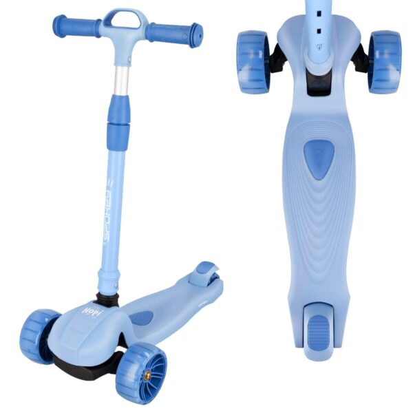 Kinderstep - 3 wielen - Opvouwbaar - Spokey Hopi (blauw)
