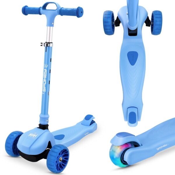Kinderstep - 3 wielen - Opvouwbaar - Spokey Hopi (blauw)