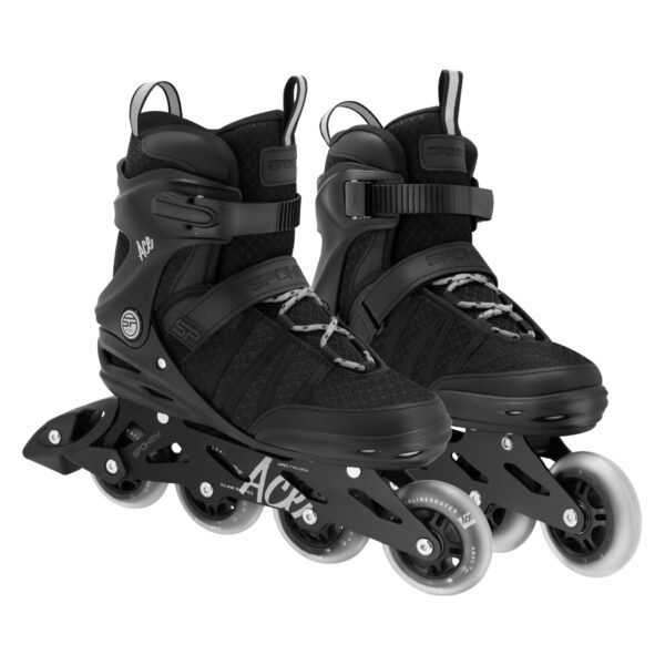 Inline skates - Zwart - 80 mm / 85A - ABEC-7 - Spokey ACE