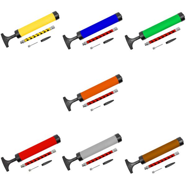 Multicolor ballenpomp voor sportaccessoires - Spokey PAMPERO 10