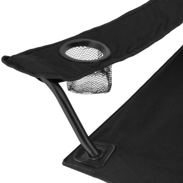 Comfortabele campingstoel (zwart) - Spokey Angler