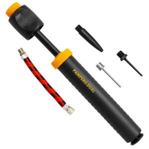 Ballenpomp zwart/geel Spokey PAMPERO DUAL - accessoires voor sportactiviteiten Ballenpomp zwart/geel Spokey PAMPERO DUAL - accessoires voor sportactiviteiten