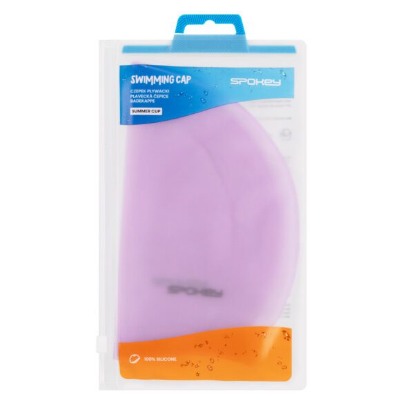 Paarse silicone badmuts voor zwemmen - Spokey SUMMER CUP