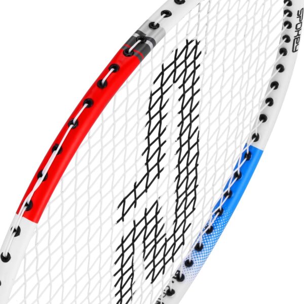Badminton set blauw licht blauw 2 rackets + cover - Spokey FIT ONE II