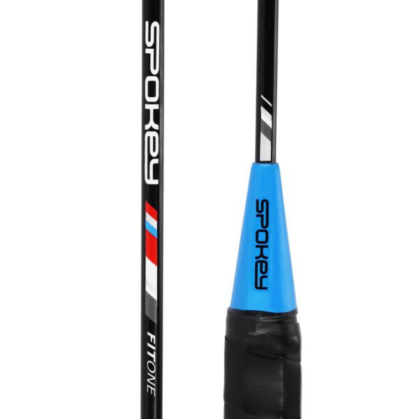 Badminton set blauw licht blauw 2 rackets + cover - Spokey FIT ONE II