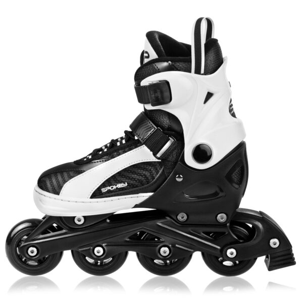 Verstelbare inline skates - Spokey ORI - (Zwart / Wit) - Maat S (33-36)