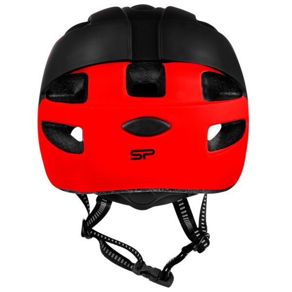 Spokey CHERUB fietshelm zwart rood 48-56 cm