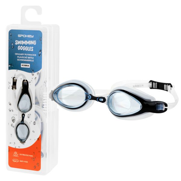 Transparante zwembril Spokey KOBRA - optimale zichtbaarheid en comfort