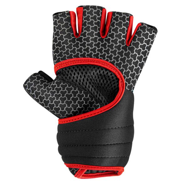 Spokey LAVA fitness handschoenen rood