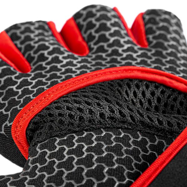 Spokey LAVA fitness handschoenen rood