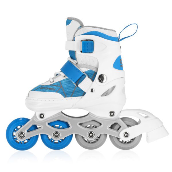 Verstelbare inline skates voor kinderen - Wit / Blauw - Spokey TONY