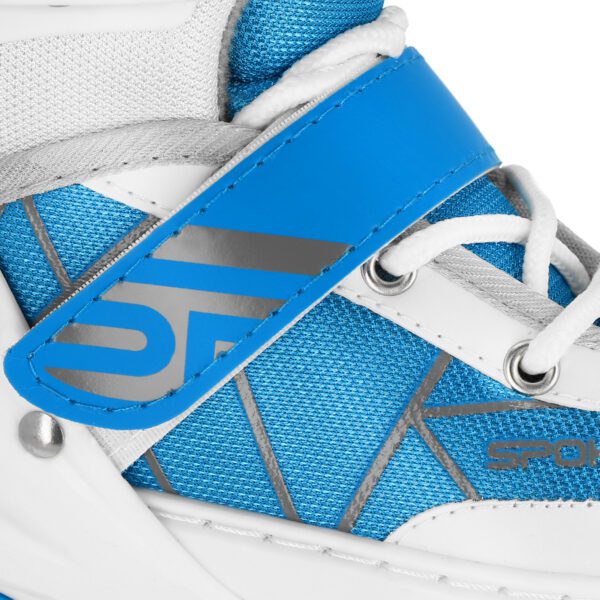 Verstelbare inline skates voor kinderen - Wit / Blauw - Spokey TONY