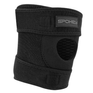 Kniebrace - Zwart - Universeel - 100% Polyester - 2 mm SBR Laag - Ademend - Geschikt voor linker- of rechterknie - Verstelbaar met klittenband - Spokey MUSTO Kniebrace - Zwart - Universeel - 100% Polyester - 2 mm SBR Laag - Ademend - Geschikt voor linker- of rechterknie - Verstelbaar met klittenband - Spokey MUSTO