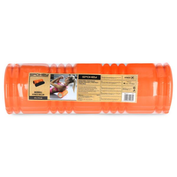 Fitness rollers 2in1 oranje - Spokey MIXROLL 2IN1