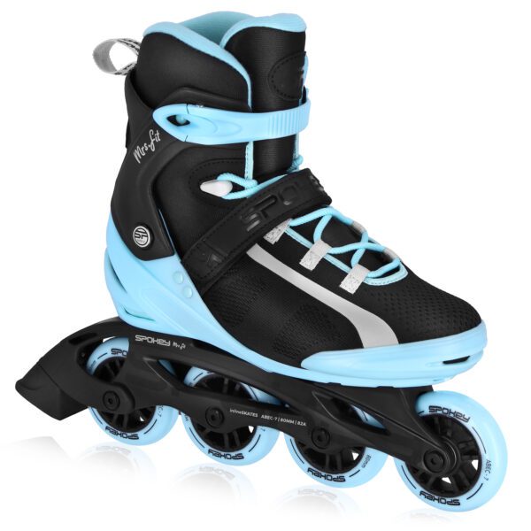 Inline skates voor dames - Spokey MrsFIT - (Zwart / Blauw)