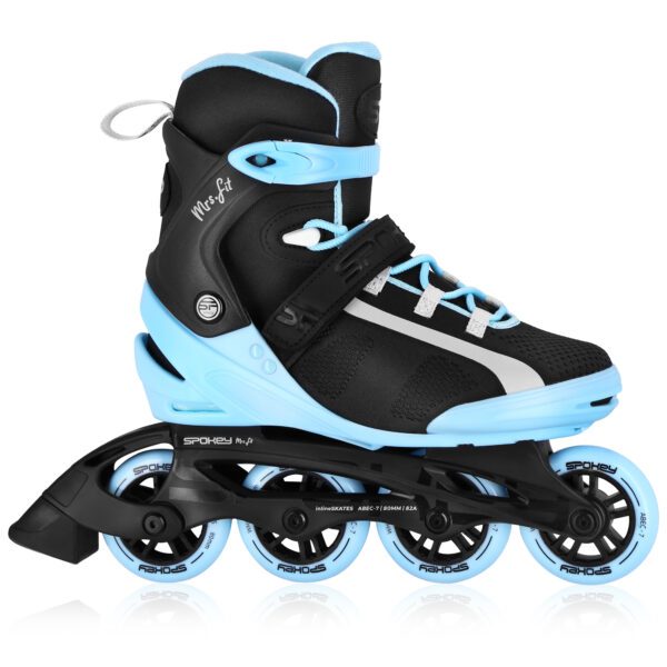 Inline skates voor dames - Spokey MrsFIT - (Zwart / Blauw)