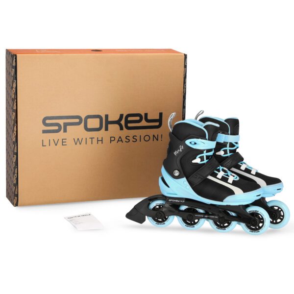 Inline skates voor dames - Spokey MrsFIT - (Zwart / Blauw)