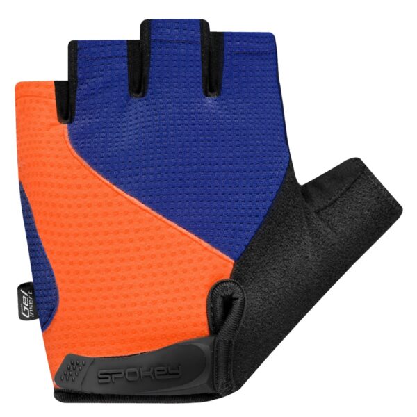 Spokey EXPERT fietshandschoenen blauw|oranje