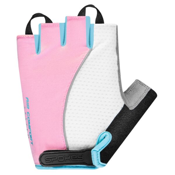 Dames fietshandschoenen - Roze / Wit / Grijs - Spokey PIACENZA