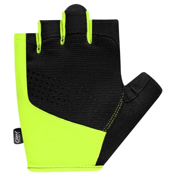 Spokey AVARE fietshandschoenen zwart/geel