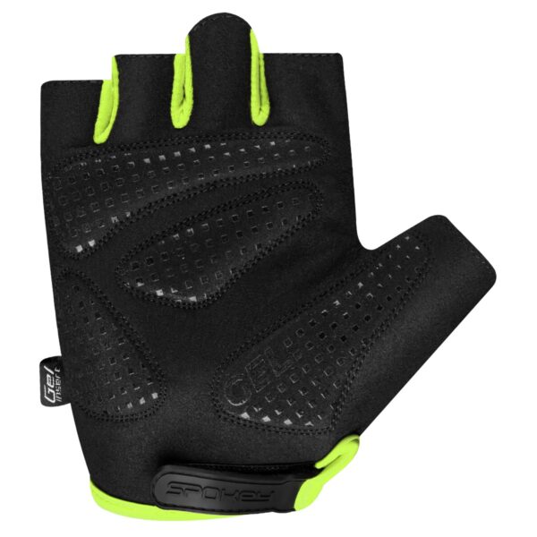 Spokey AVARE fietshandschoenen zwart/geel