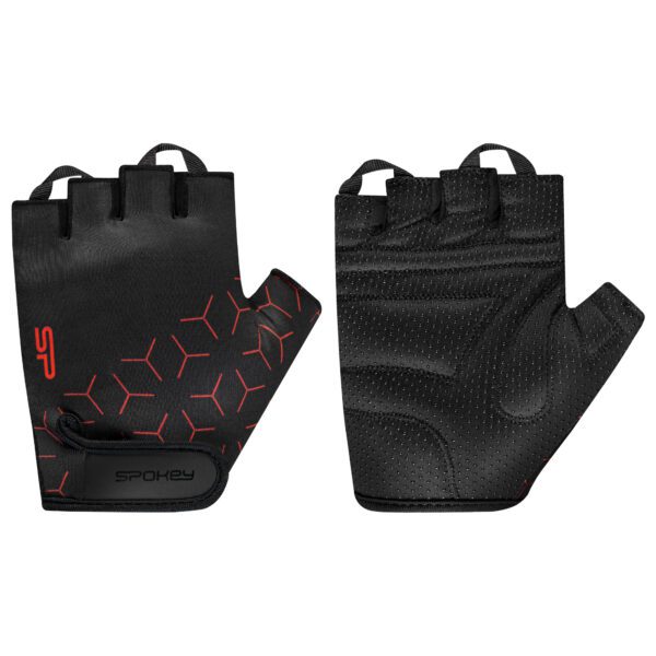 Spokey RIDE - fietshandschoenen voor heren - zwart / rood
