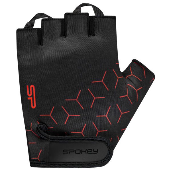 Spokey RIDE - fietshandschoenen voor heren - zwart / rood