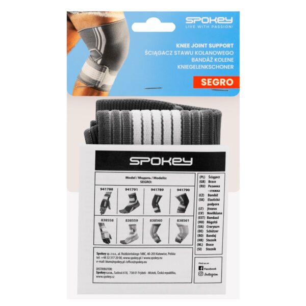 Kniebrace SEGRO PRO grijs