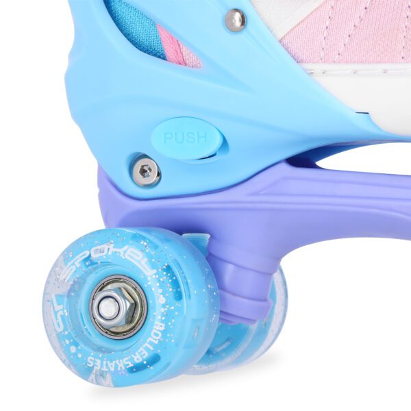 Verstelbare rolschaatsen voor kinderen Spokey BUFF PRO 38-41