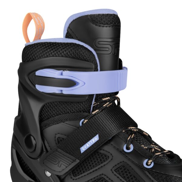 Spokey Quattro 4in1 skates zwart/licht blauw 30-33