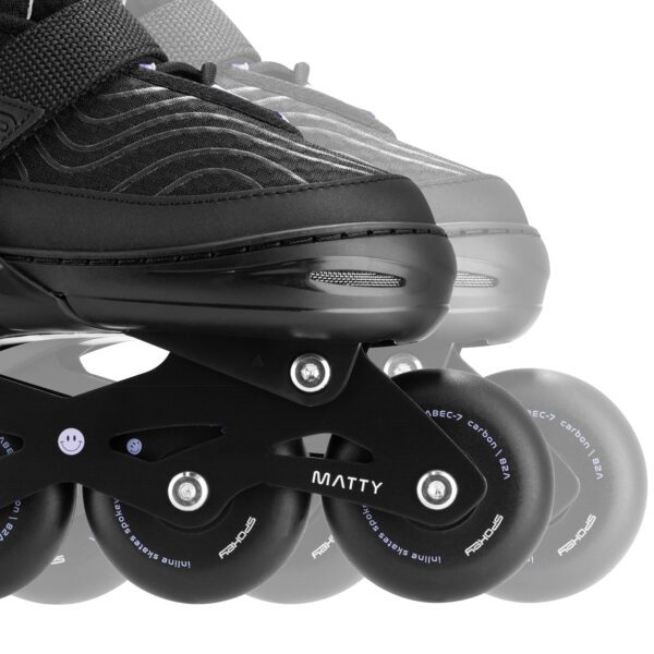 Verstelbare inline skates - Spokey MATTY - (zwart / paars)