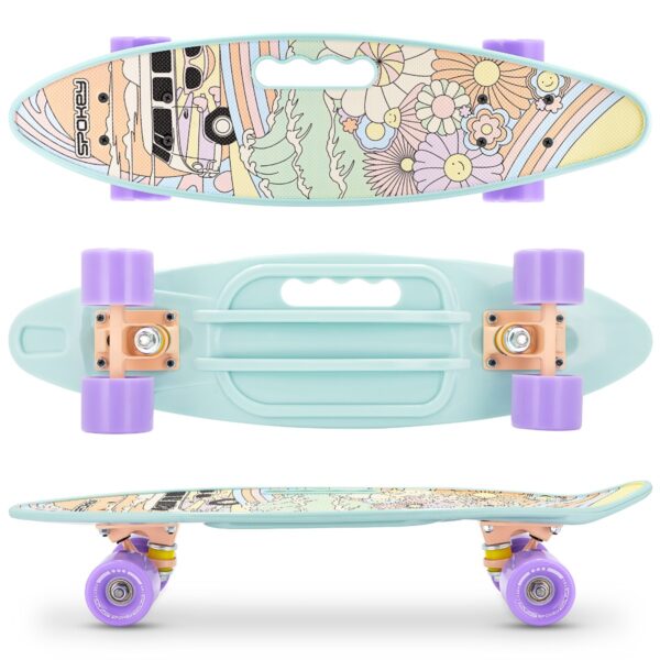 Compact skateboard - Spokey GROOVY