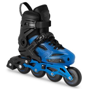 Verstelbare inline skates voor kinderen - zwart/blauw Verstelbare inline skates voor kinderen - zwart/blauw