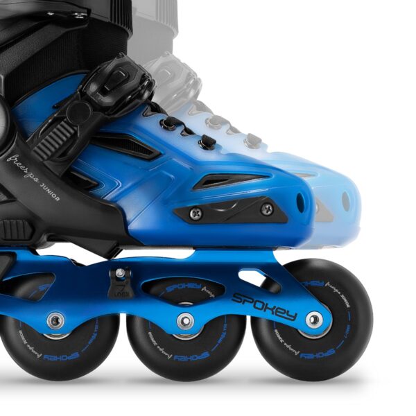 Verstelbare inline skates voor kinderen - zwart/blauw