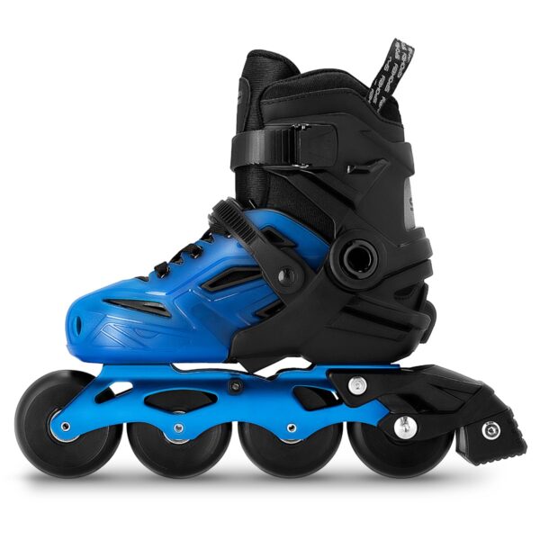 Verstelbare inline skates voor kinderen - zwart/blauw