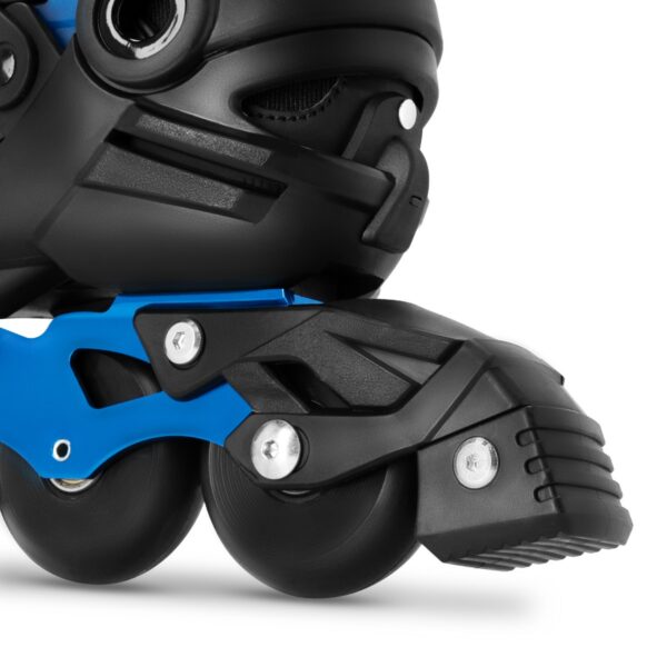 Verstelbare inline skates voor kinderen - zwart/blauw