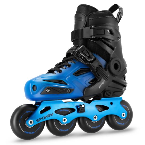 Verstelbare inline skates voor kinderen - zwart/blauw