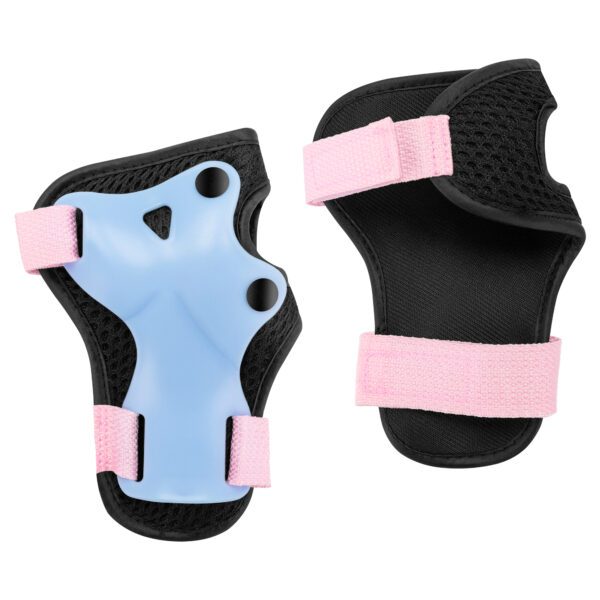Set van Spokey SHIELD beschermers voor knieën, ellebogen en polsen - multicolor