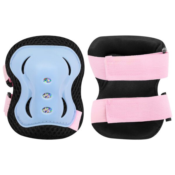 Set van Spokey SHIELD beschermers voor knieën, ellebogen en polsen - multicolor
