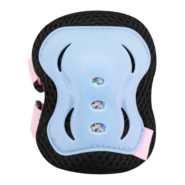 Set van Spokey SHIELD beschermers voor knieën, ellebogen en polsen - multicolor