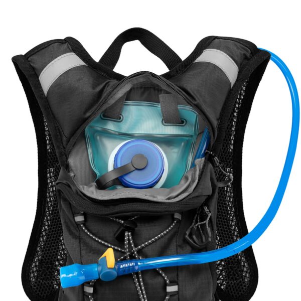 Fietsrugzak zwart / grijs - 5 liter - Spokey OTARO