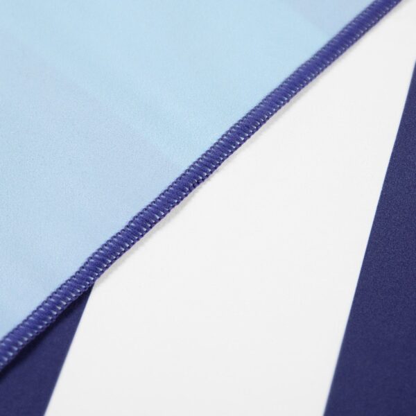 Sneldrogende strandhanddoek - Blauw / Wit - 160 x 80 cm - Spokey SAILOR