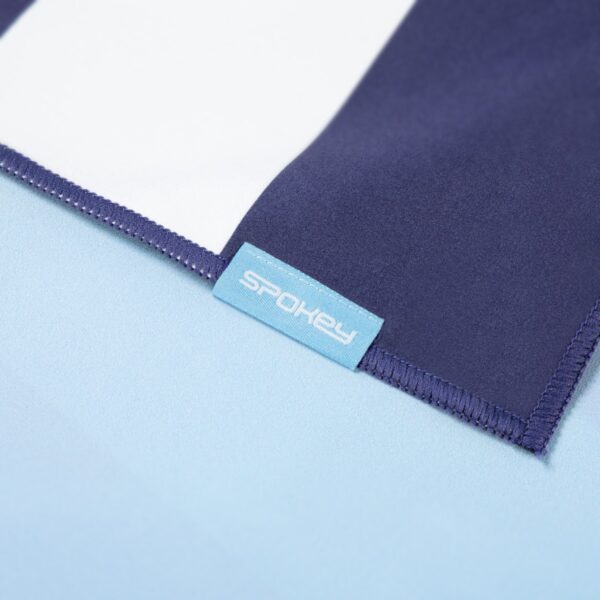Sneldrogende strandhanddoek - Blauw / Wit - 160 x 80 cm - Spokey SAILOR