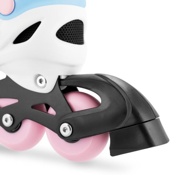 Verstelbare inline skates voor meisjes - Spokey JOY - Roze/Blauw