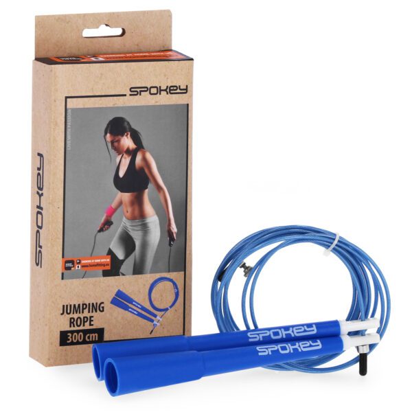 Blauw springtouw Spokey X ROPE