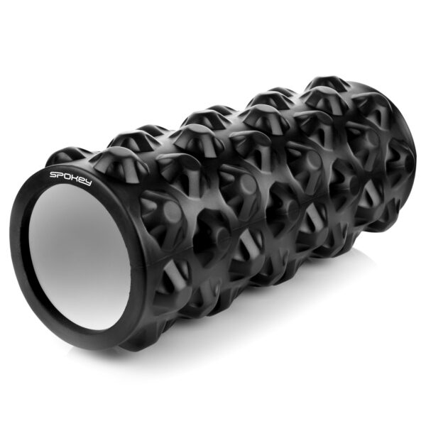 Fitness roller met spikes zwart 2in1 Spokey ROLL