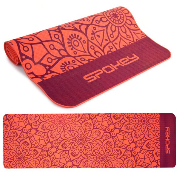 Fitnessmat Spokey Mandala roze rood